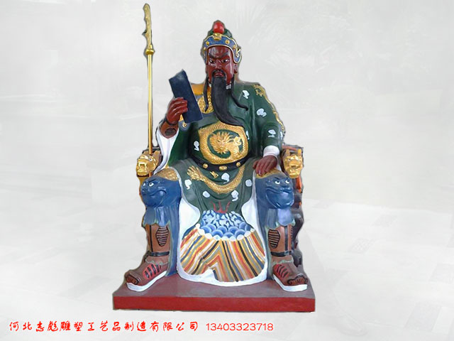 鑄銅關(guān)公像夜讀春秋